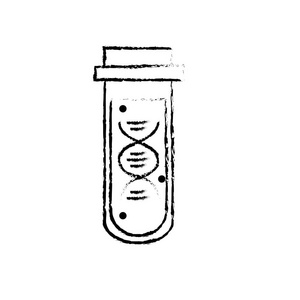 数字DNA分析管科学诊断图示