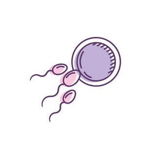 卵子和精子载体的生育繁殖图图片