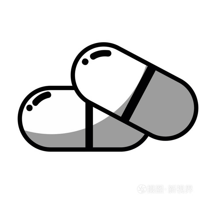 等高线丸治疗药物药物治疗护理身体矢量插图插画-正版商用图片17r08e