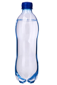 装有纯饮用水的塑料瓶，白色背景15升