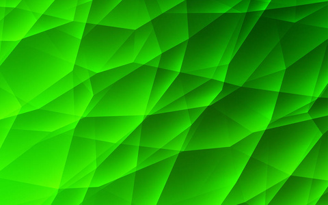 浅绿色矢量图案与多边形风格。 带有三角形的抽象风格的装饰设计。 网站的模式。
