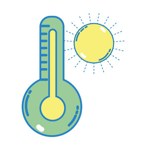 温度计测量仪器了解温度矢量图