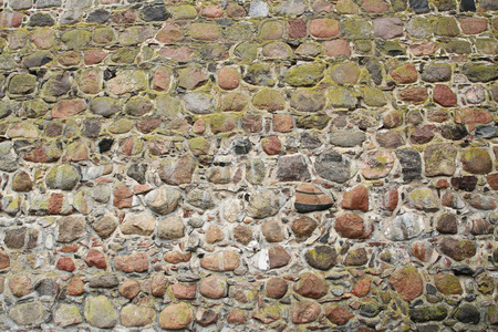 古石墙城堡墙的纹理