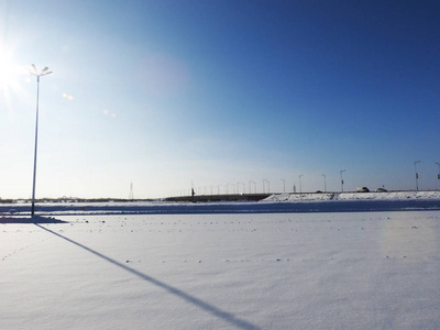 蓝天和贝拉雪码头城市风景桥图片