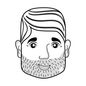 人脸线条图片-人脸线条素材-人脸线条插画-摄图新视界