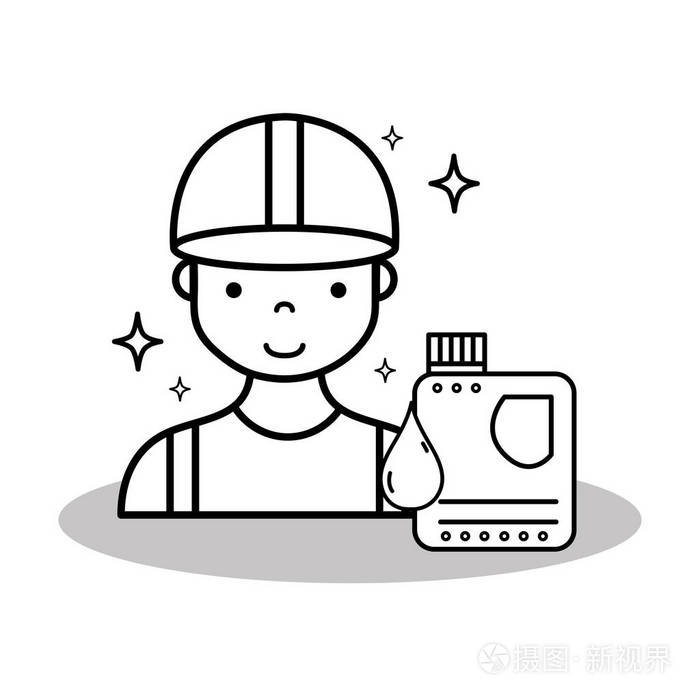 维修汽车矢量图的技工服务站插画-正版商用图片17rwzr-摄图新视界