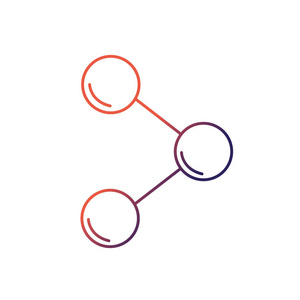 线路共享技术图标，通信信息矢量图