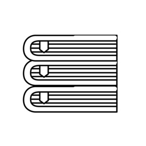 线书对象教育知识文学矢量插图图片