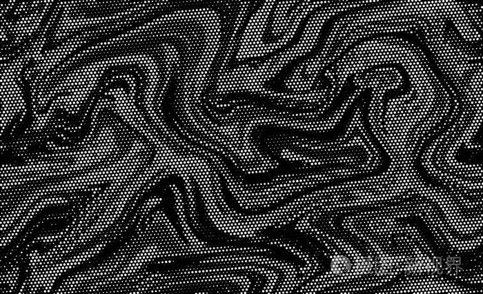 半色调大理石纹理背景抽象的黑白点艺术背景现代灰度图案企业覆盖背景