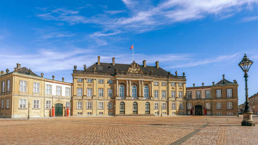 克里斯蒂安维伊国王 Palace.Amalienborg.Copenhagen.Denmark