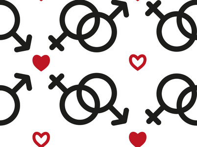 跳动的心符号模式图片