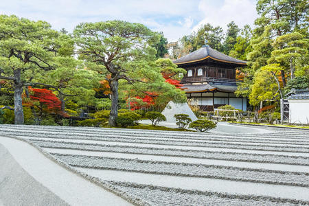 京都京阁寺银砂海