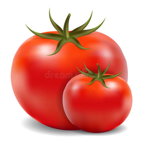 两个白西红柿