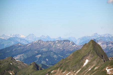 阿尔卑斯山的风景