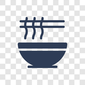 拉面图标. 时尚拉面标志概念透明背景从酒店和餐厅收集照片