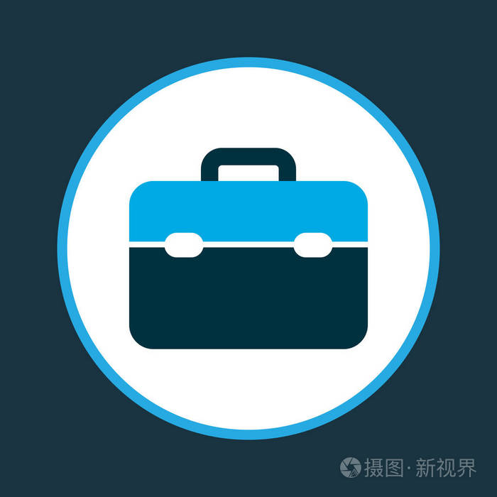 工具箱图标颜色的符号.时尚风格的优质隔离工具包元素