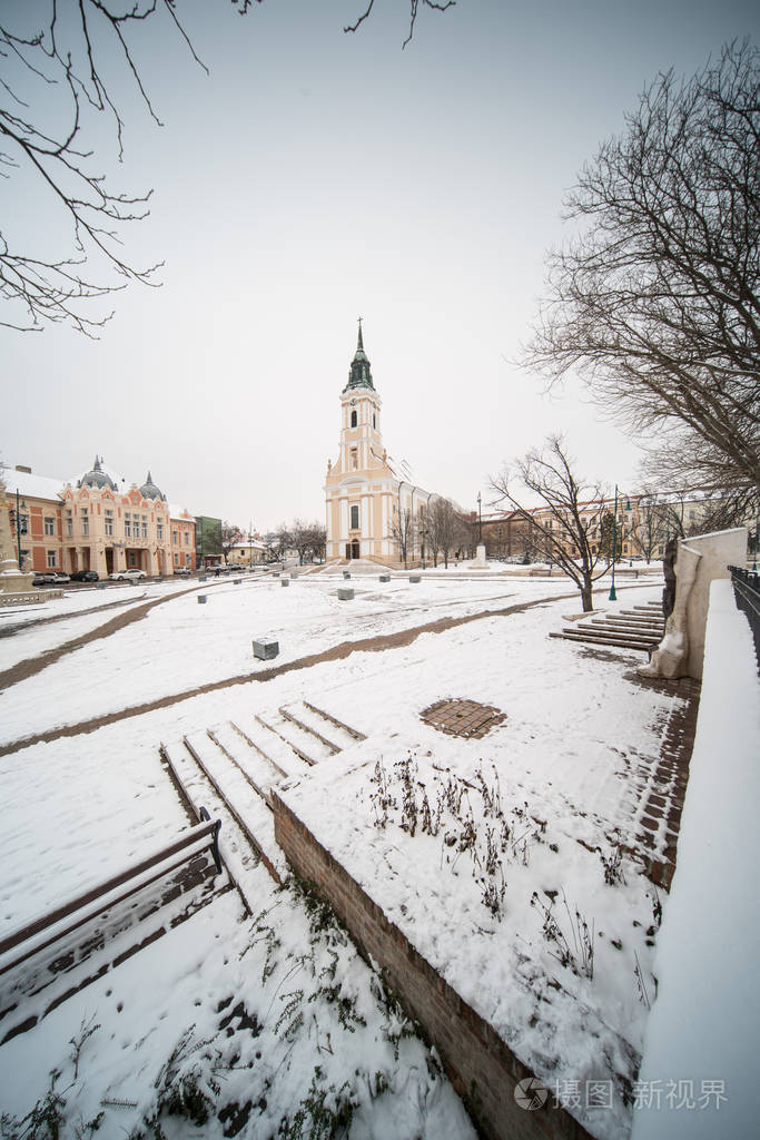 Szekszard，Belater冬季景观