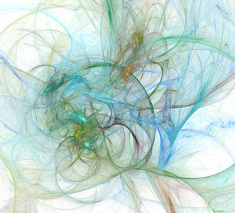 一台抽象的计算机产生了现代分形设计。抽象分形色彩纹理..数字艺术。抽象形式和颜色。抽象分形元素为您的设计。