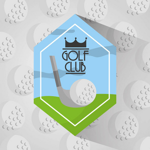 高尔夫俱乐部运动球背景