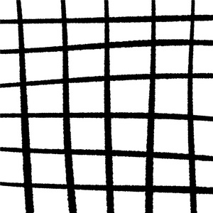 黑白细胞图案背景与线条简单设计。 矢量。