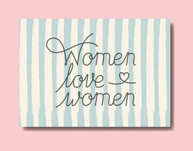 卡与妇女爱妇女信息手做字体