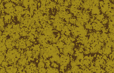 抽象黄色背景与斑点, 斑点在混乱的方式画
