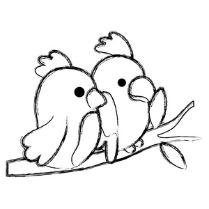 对鸽子的鸟舍图片-对鸽子的鸟舍素材-对鸽子的鸟舍插画-摄图新视界