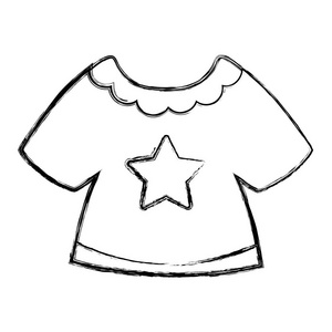 卡通儿童性格在休闲装.