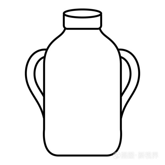 线条玻璃石匠罐子保存物体矢量插图插画-正版商用图片17uggt-摄图新