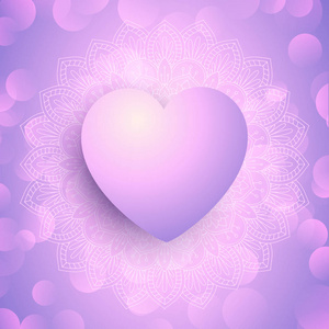 s Day background with heart design