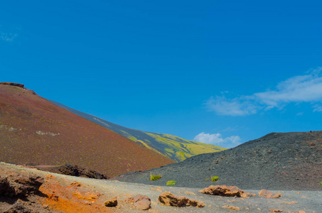 s highest volcano still in activity. Horizontal view.