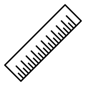 线精度厘米测量物体设计矢量图图片