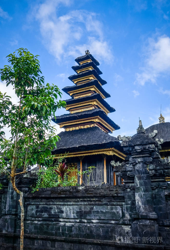 印度尼西亚阿贡巴利山的普拉贝萨基寺庙建筑群