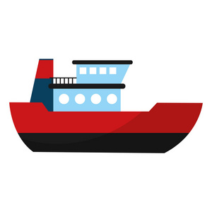 船舶交付海运服务矢量图图片
