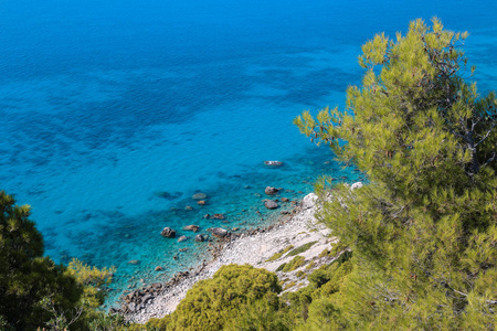令人惊叹的莱夫卡达岛西海岸希腊欧洲