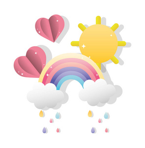 自然彩虹图片-自然彩虹素材-自然彩虹插画-摄图新视界