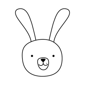 婴儿卡通和狐狸动物兔卡通主题元素水彩孤立可爱的水彩画兔子在气球和