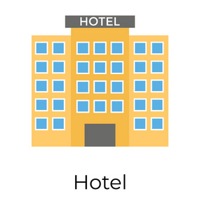 酒店的平面图标