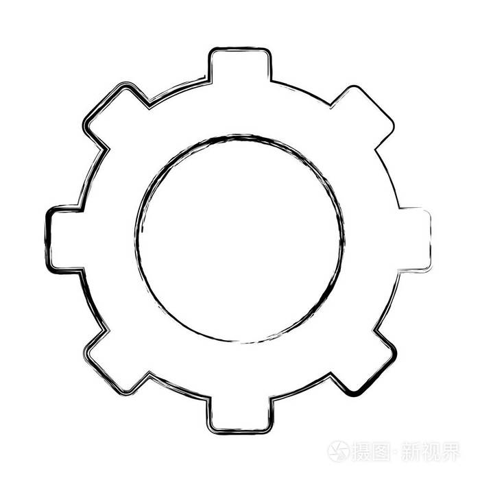 工业齿轮技术机械工程矢量图插画-正版商用图片17v16w-摄图新视界