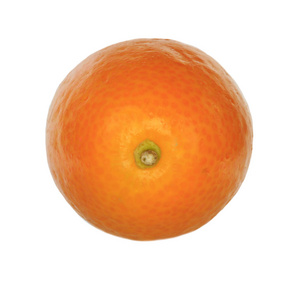 白色背景下分离的奇异新鲜金橘果实