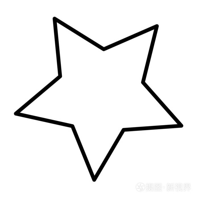 星纹装饰风格矢量插图