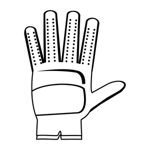 直线运动手套物体保护中的竞争矢量插图