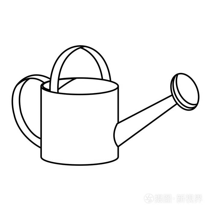 线浇水可以反对园艺植物矢量插图插画-正版商用图片17v88y-摄图新视界