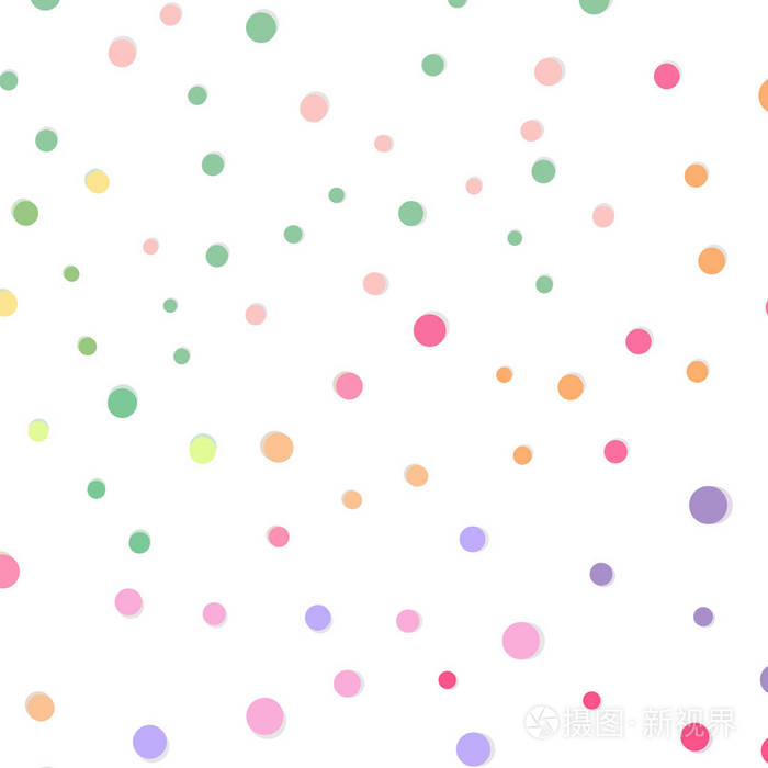 点,点,散,庆祝,纸屑图案,背景矢量图