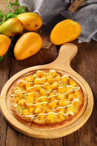 芒果披萨图片大全