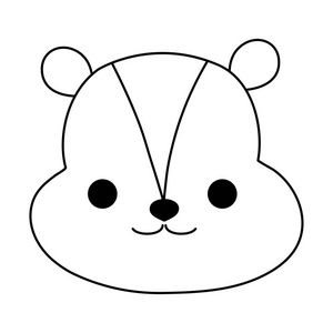 可爱动物剪影图片大全