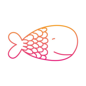 退化线海鱼自然动物设计图示图片