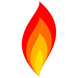 火图标火焰向量标志火符号从火焰
