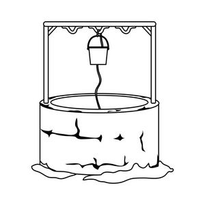 水井图标图片-水井图标素材-水井图标插画-摄图新视界