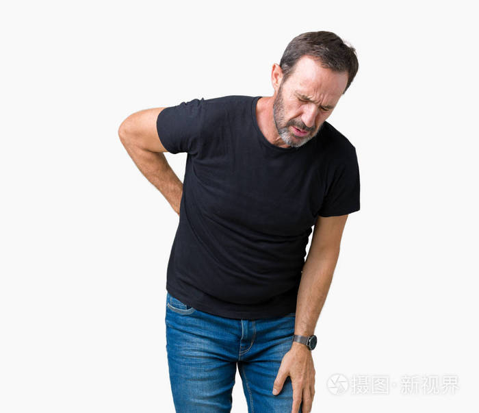 英俊的中年老汉,性格孤僻,腰酸背痛,手背肌肉疼痛